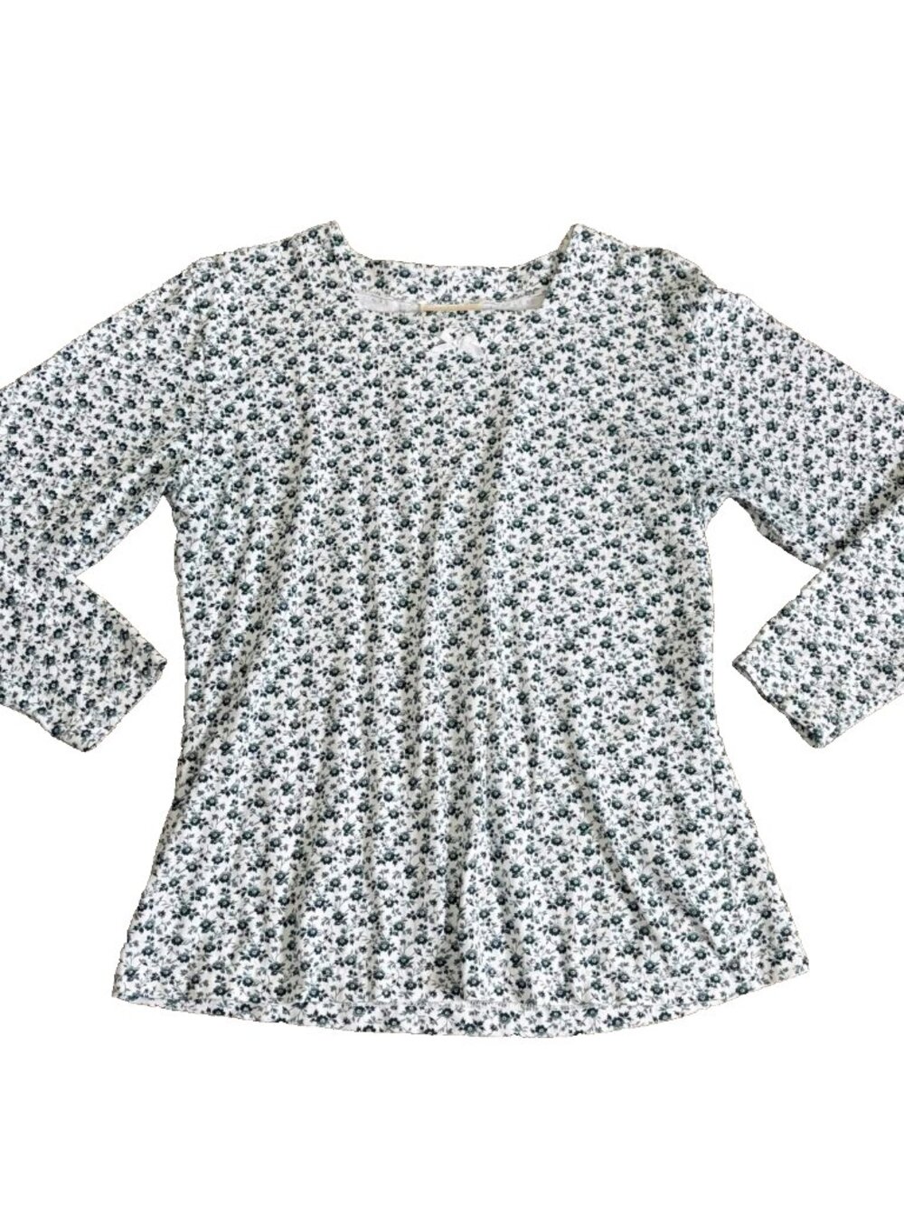 Vintage Northern Reflections Floral Top Bow Detail Canada Size S Cottagecore